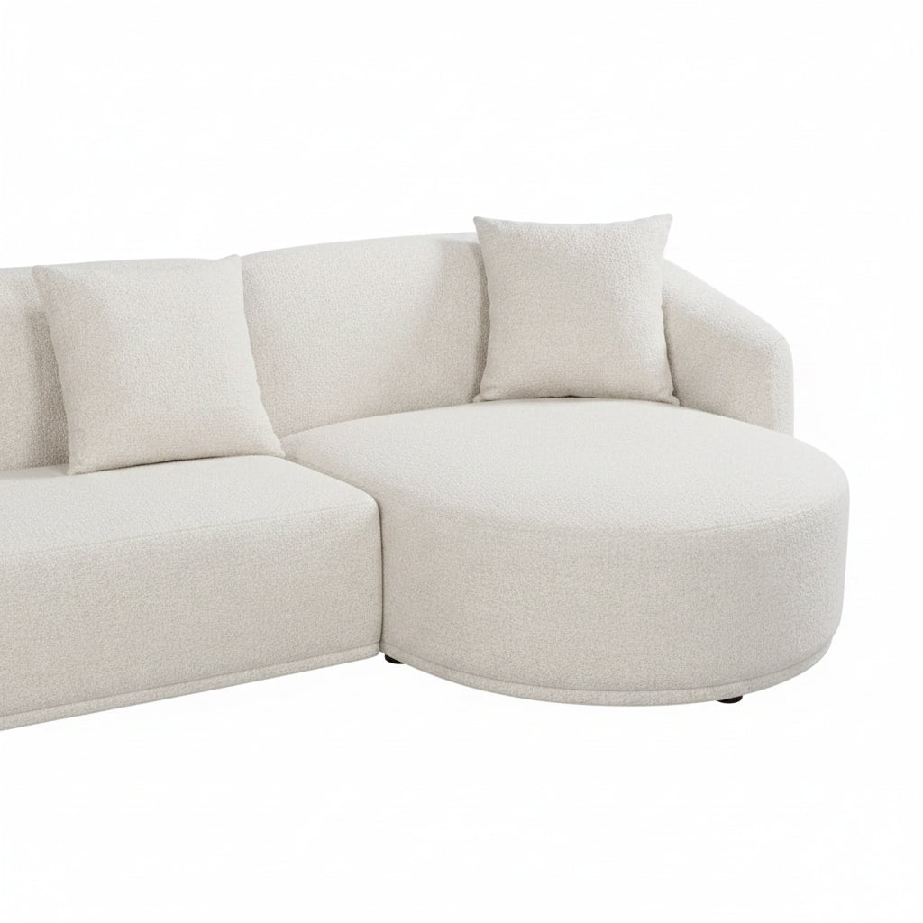 Curvio Modular Fabric Chaise Sofa