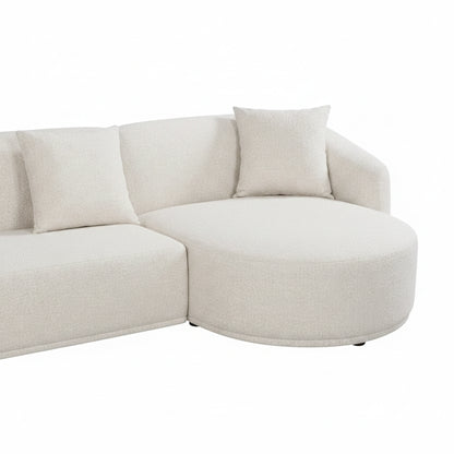 Curvio Modular Fabric Chaise Sofa