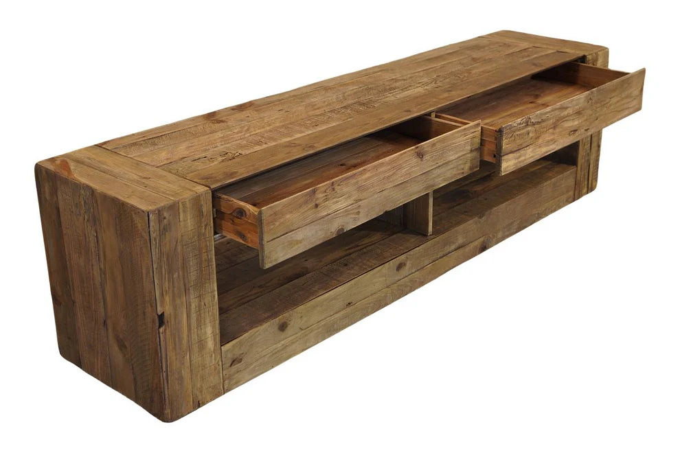 Rustika Media Unit -  Recycled Timber Cubic (2100mm)
