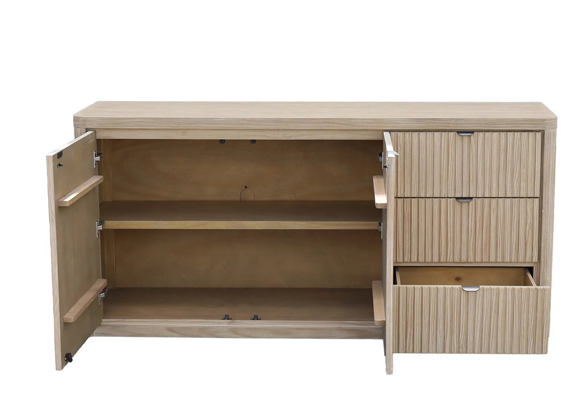 Saki Timber 2dr/3 drw Sideboard