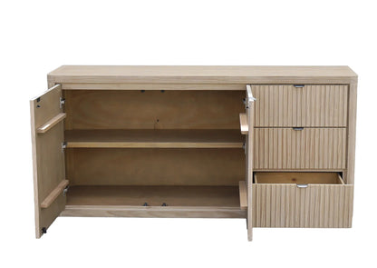 Saki Timber 2dr/3 drw Sideboard