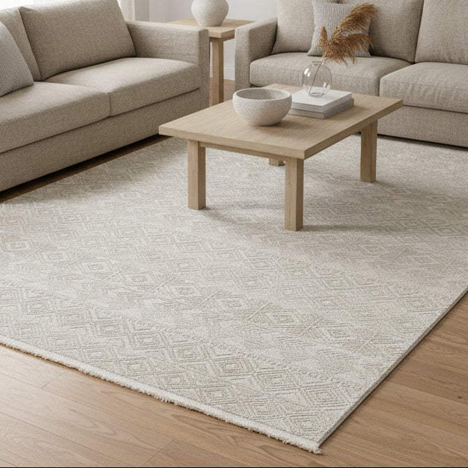 Erika Grey Distressed Rug 160cm x 230cm