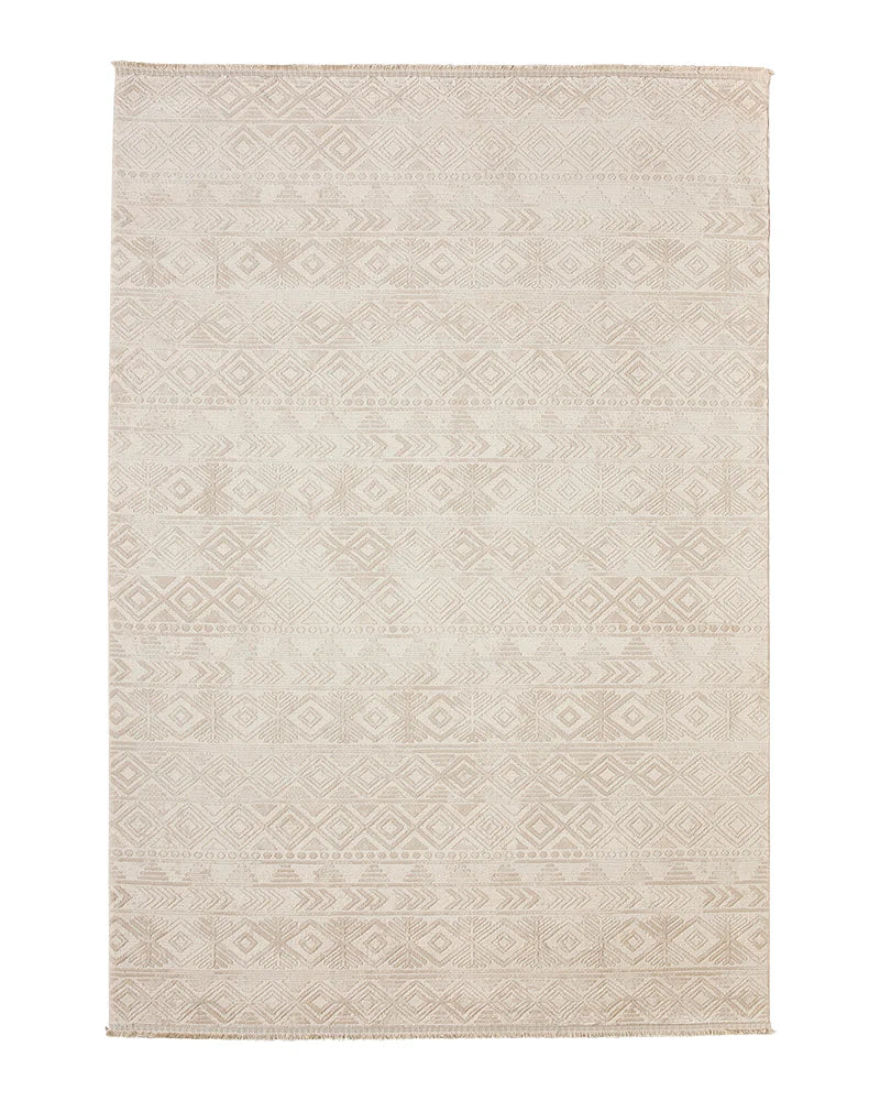 Erika Beige Distressed Rug