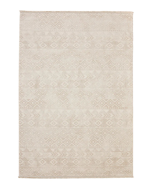 Erika Beige Distressed Rug