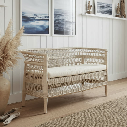 Livingstone Rattan + Teak Love seat