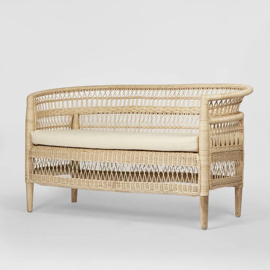 Livingstone Rattan + Teak Love seat
