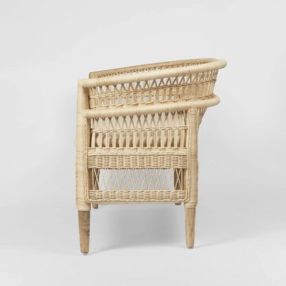 Livingstone Rattan + Teak Love seat