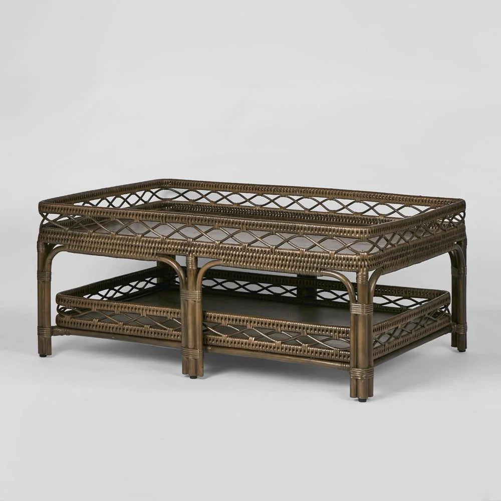 Palm Cove Rattan Coffee Table