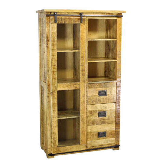 Forge Mango Wood Display Cabinet