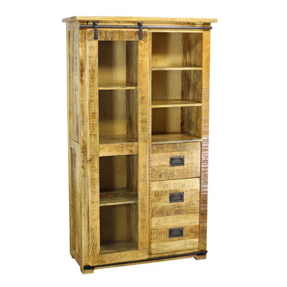 Forge Mango Wood Display Cabinet