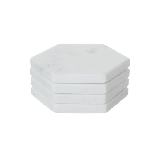 Harris Marble Coasters Set/4 - 10.2 x 10.2 x 1 cm