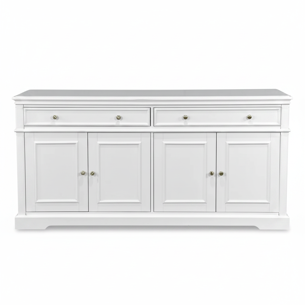 Westport White 4 door Sideboard