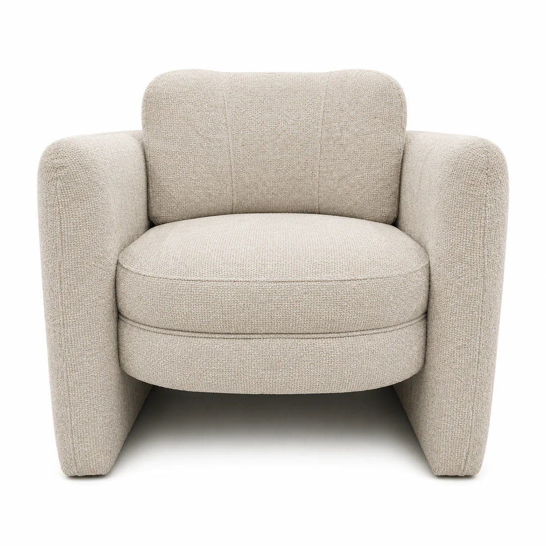 Munson Textured Fabric Accent Chair - JUDY