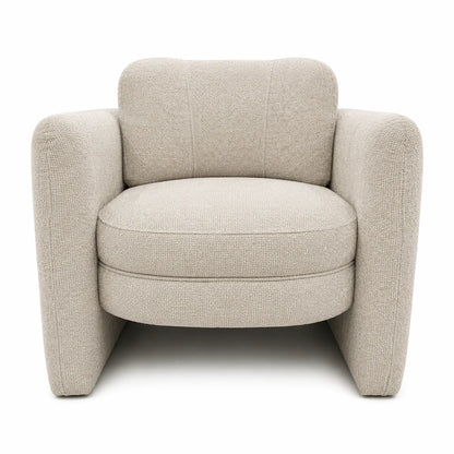 Munson Textured Fabric Accent Chair - JUDY