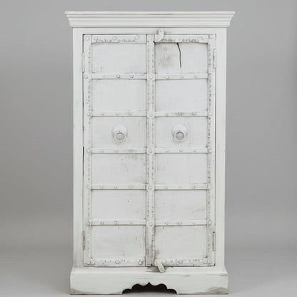 White Recycled Almari