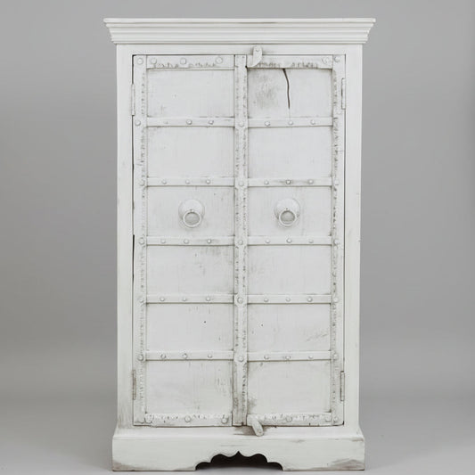 White Recycled Almari