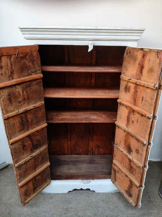 White Recycled Almari