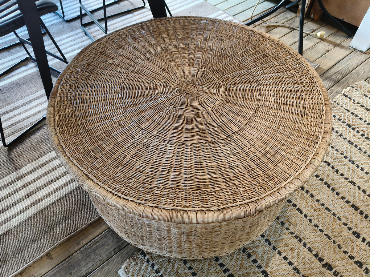 Raffles 900 Round Cane Coffee Table