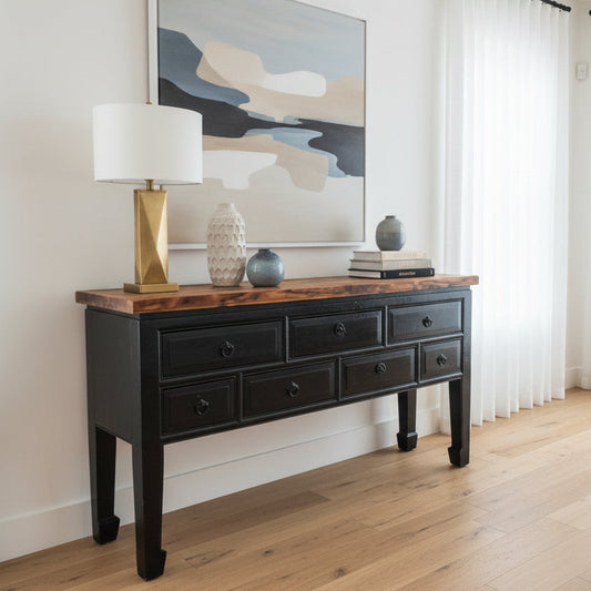 Chinese Recycled Cabinet Black
