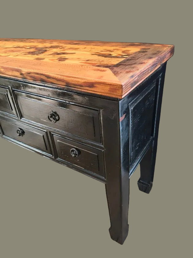 Chinese Recycled Cabinet Black