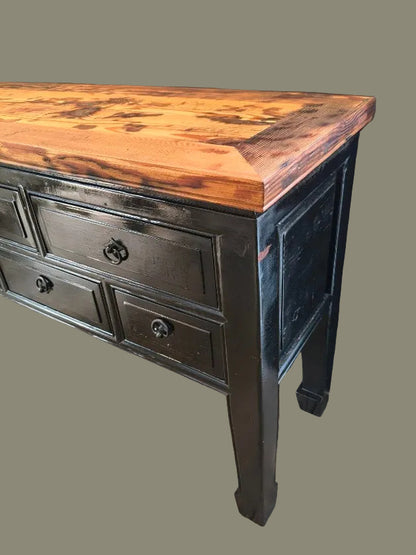 Chinese Recycled Cabinet Black