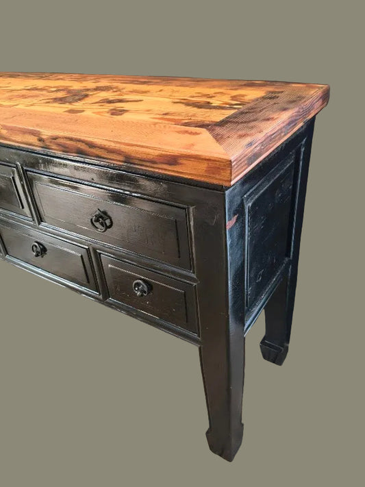 Chinese Recycled Cabinet Black