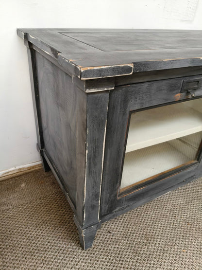 Rustic Grey Provincial Media Unit