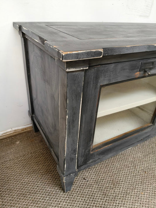 Rustic Grey Provincial Media Unit
