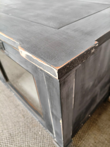 Rustic Grey Provincial Media Unit