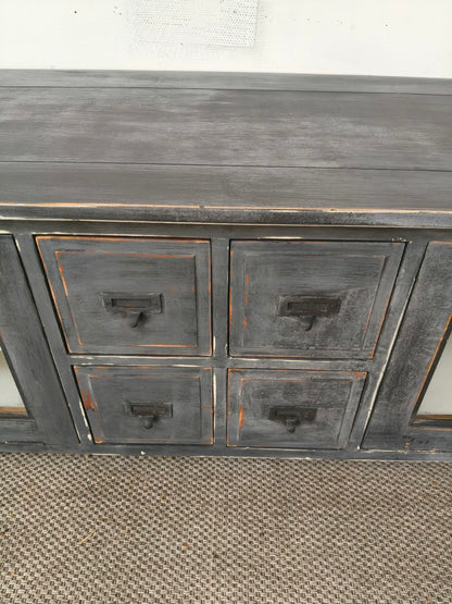 Rustic Grey Provincial Media Unit