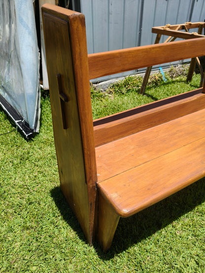 old pine church pew 3.2m