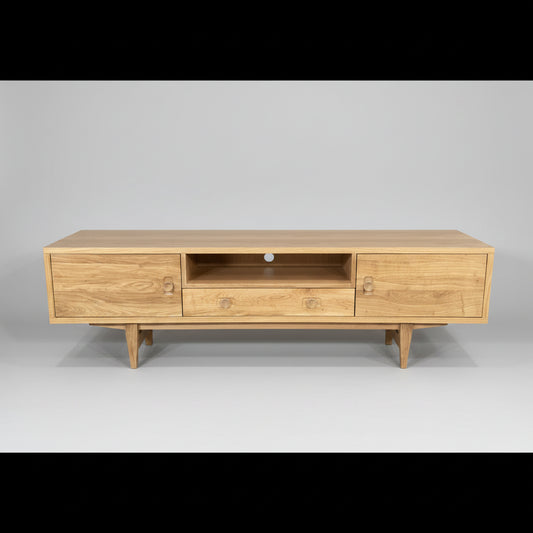 Oslo Media Unit 1800mm - Oak