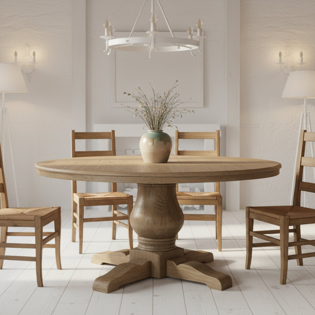 Parisienne Dining Table - Antique (1500mm) Round