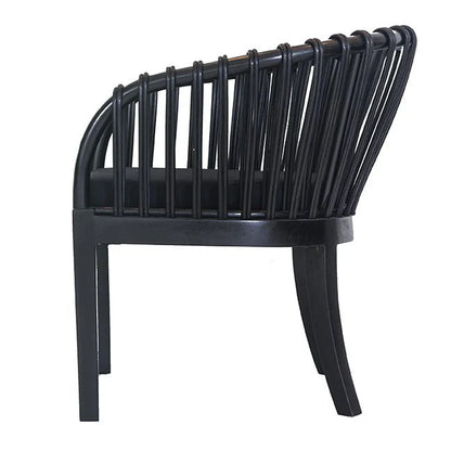 Makena Black Lounge Chair