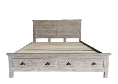Maison 2 Draw Storage Bed - KING + QUEEN