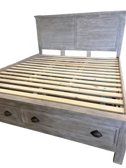 Maison 2 Draw Storage Bed - KING + QUEEN