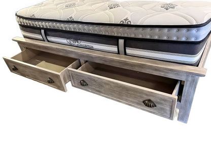 Maison 2 Draw Storage Bed - KING + QUEEN