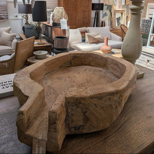 Naga Indian Antique Grinding Bowl