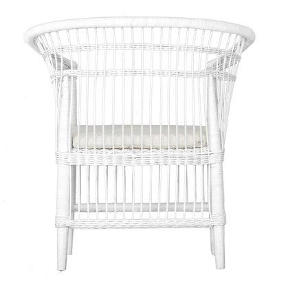 Handcrafted Songa Dining Chair White