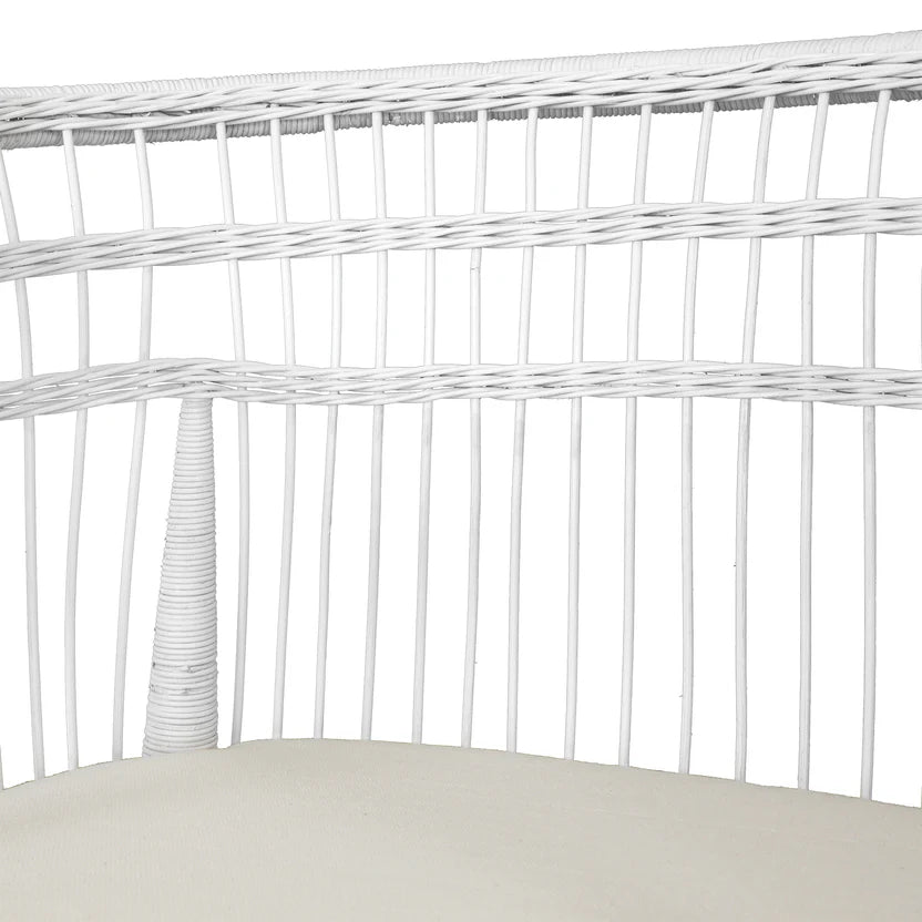 Handcrafted Songa Dining Chair White