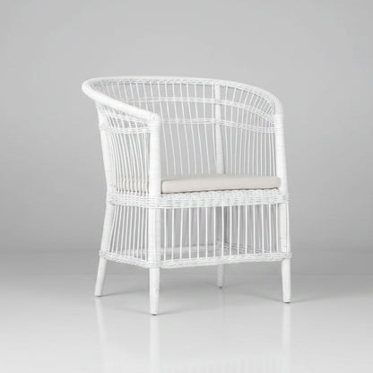 Handcrafted Songa Dining Chair White