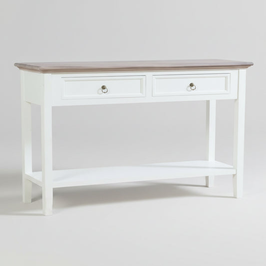 NAPLES 2 Drw Hall Table - 3 Colours
