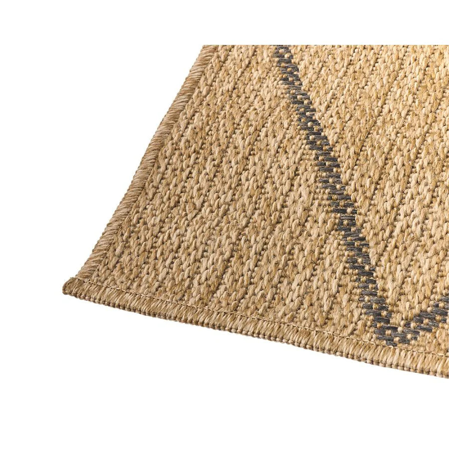 Nara Black Indoor/Outdoor Rug - Various Sizes