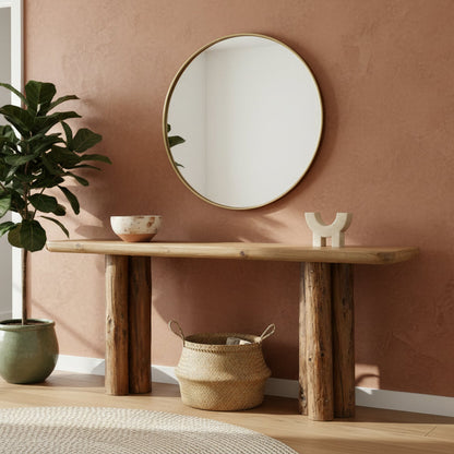Naturo Hall/Sofa table  in Recycled Timber 1800