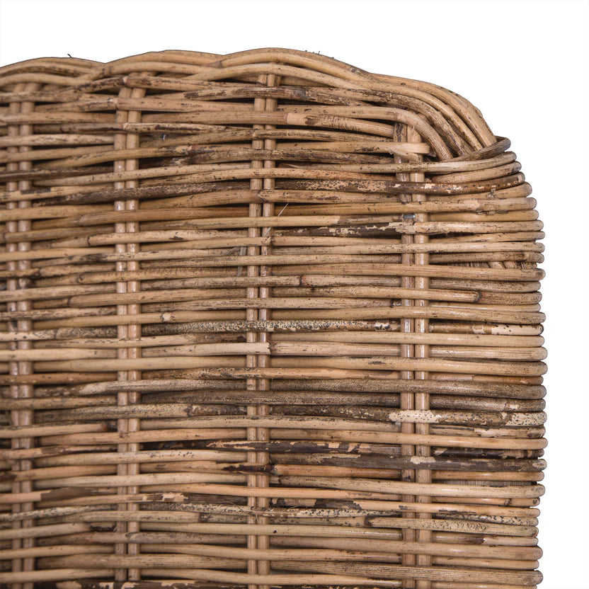 Nari Rattan 3 Seat Sofa with outdoor fabric