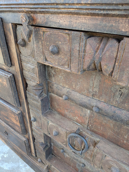 Rustic Indian old Door Sideboard