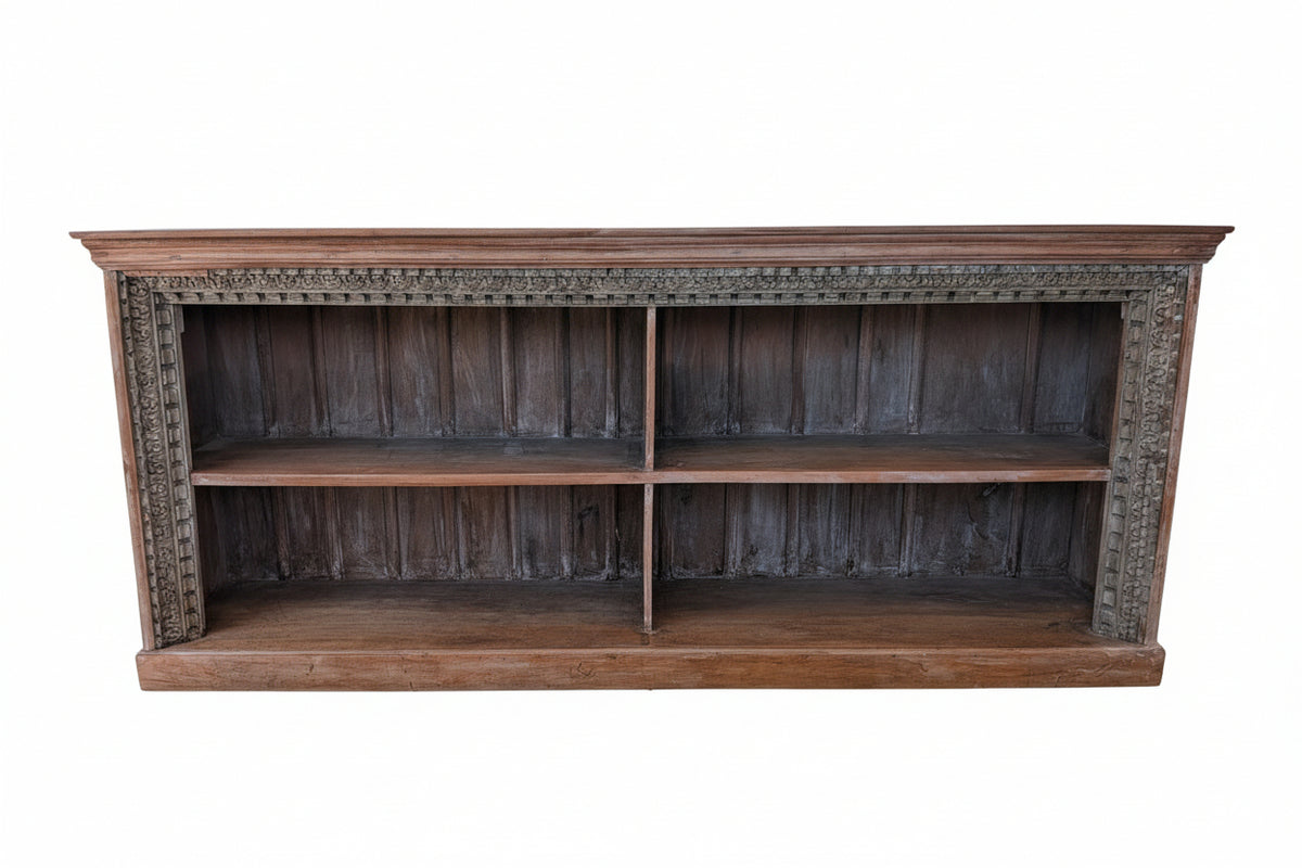 Rustic Large Bookcase Indian