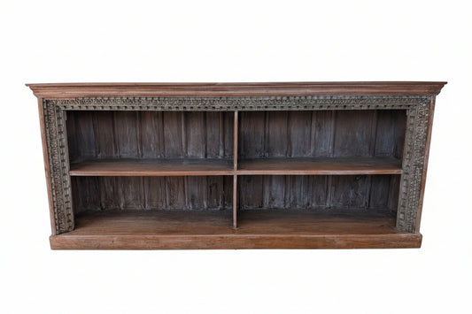 Rustic Large Bookcase Indian