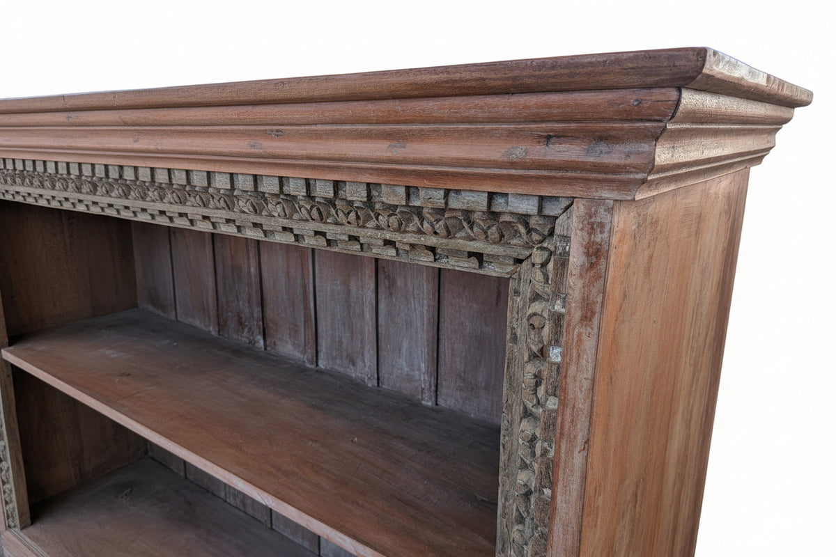 Rustic Large Bookcase Indian