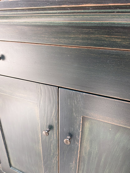 Lyon Weathered Teal Elmwood Sideboard